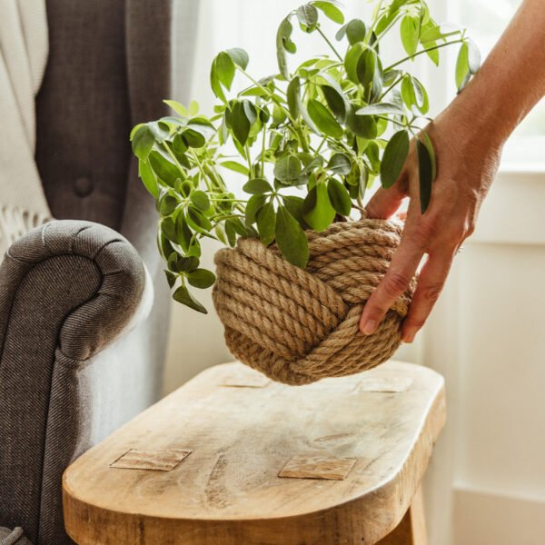 Unbound Jute Rope Planter